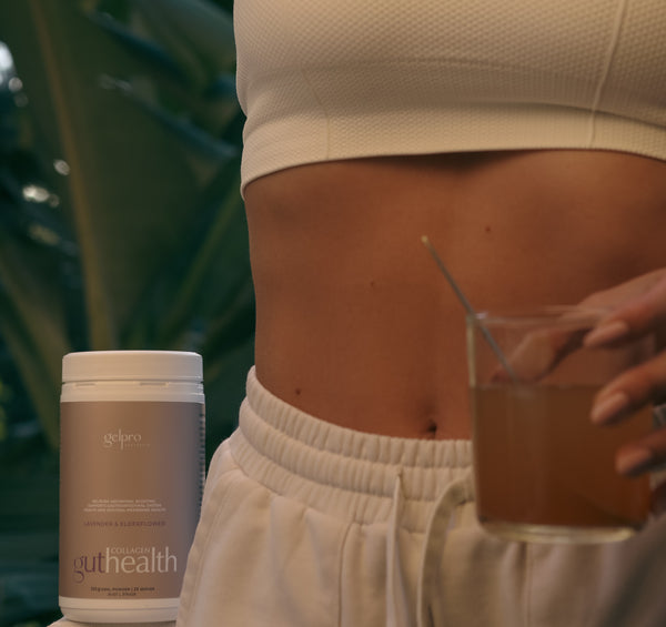 Gelpro's Collagen Gut Health is designed to relive abdominal bloating while helping restore the gut lining.