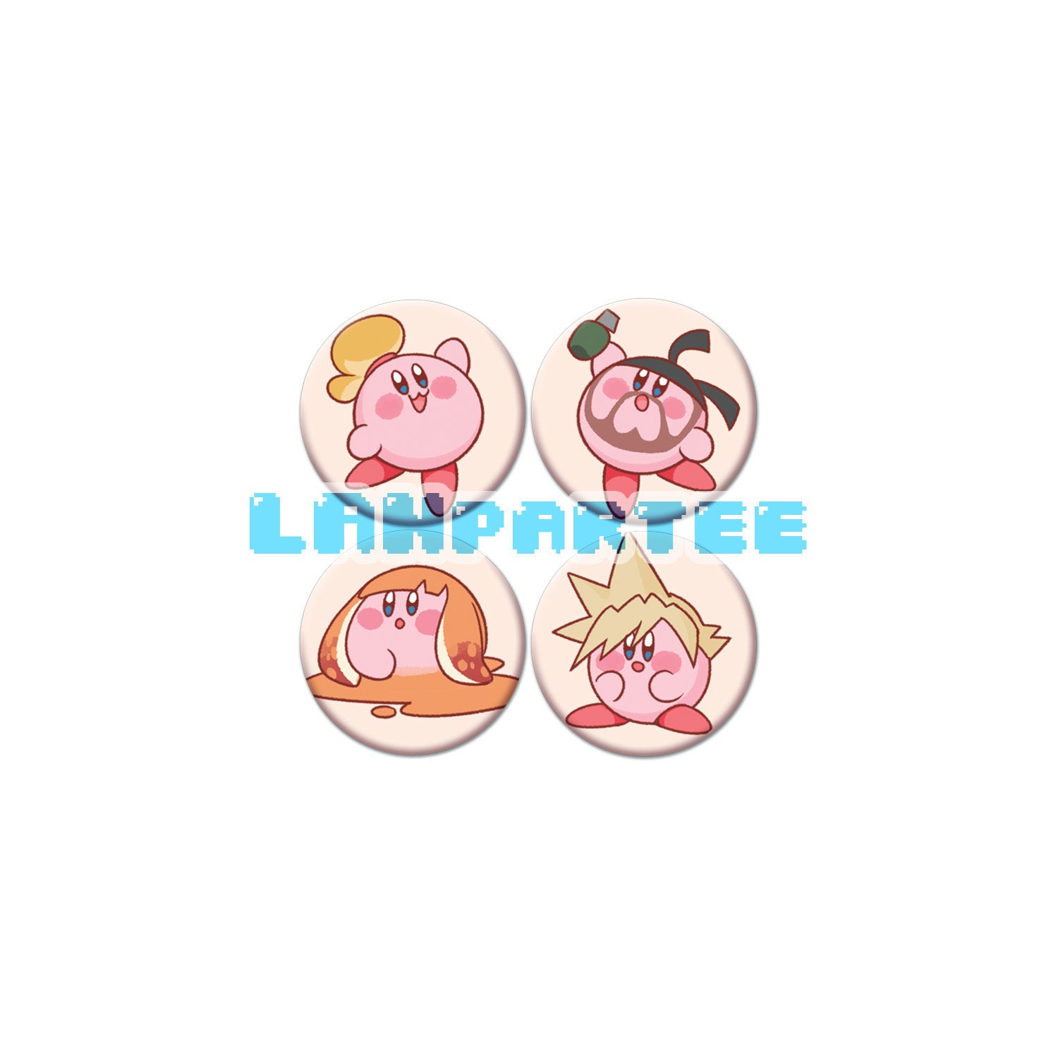 Super Smash Brothers Ultimate Kirby Buttons – LANpartee