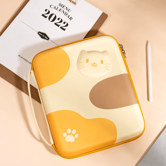 GeekShare Cat Ears Carrying Case for Switch&OLED Yellow
