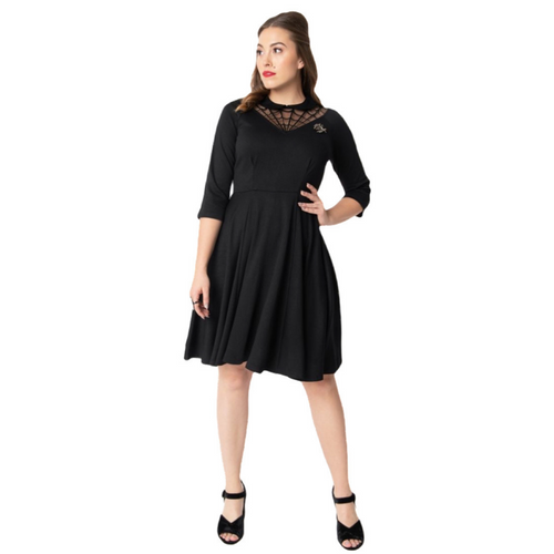 Unique Vintage 1960'S Black Long Sleeve Mod Wiggle Dress – Luna Cloth