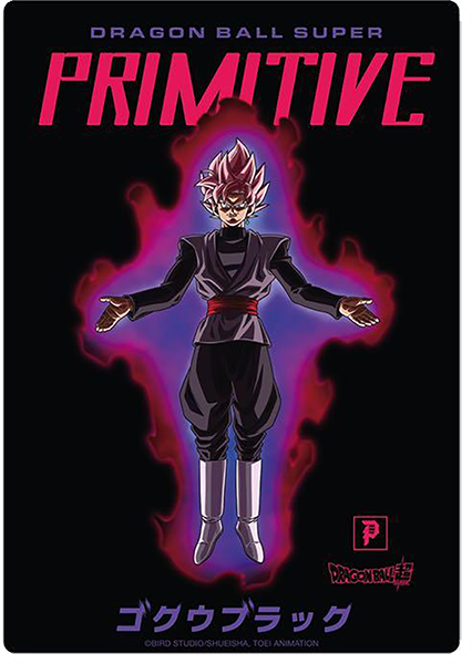 Primitive Dbs Goku Black Logo Decal Black