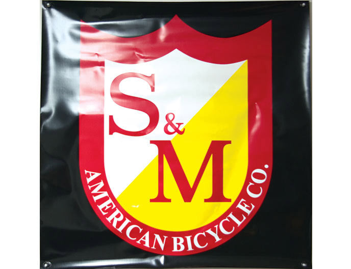 S M Bmx Shield Banner