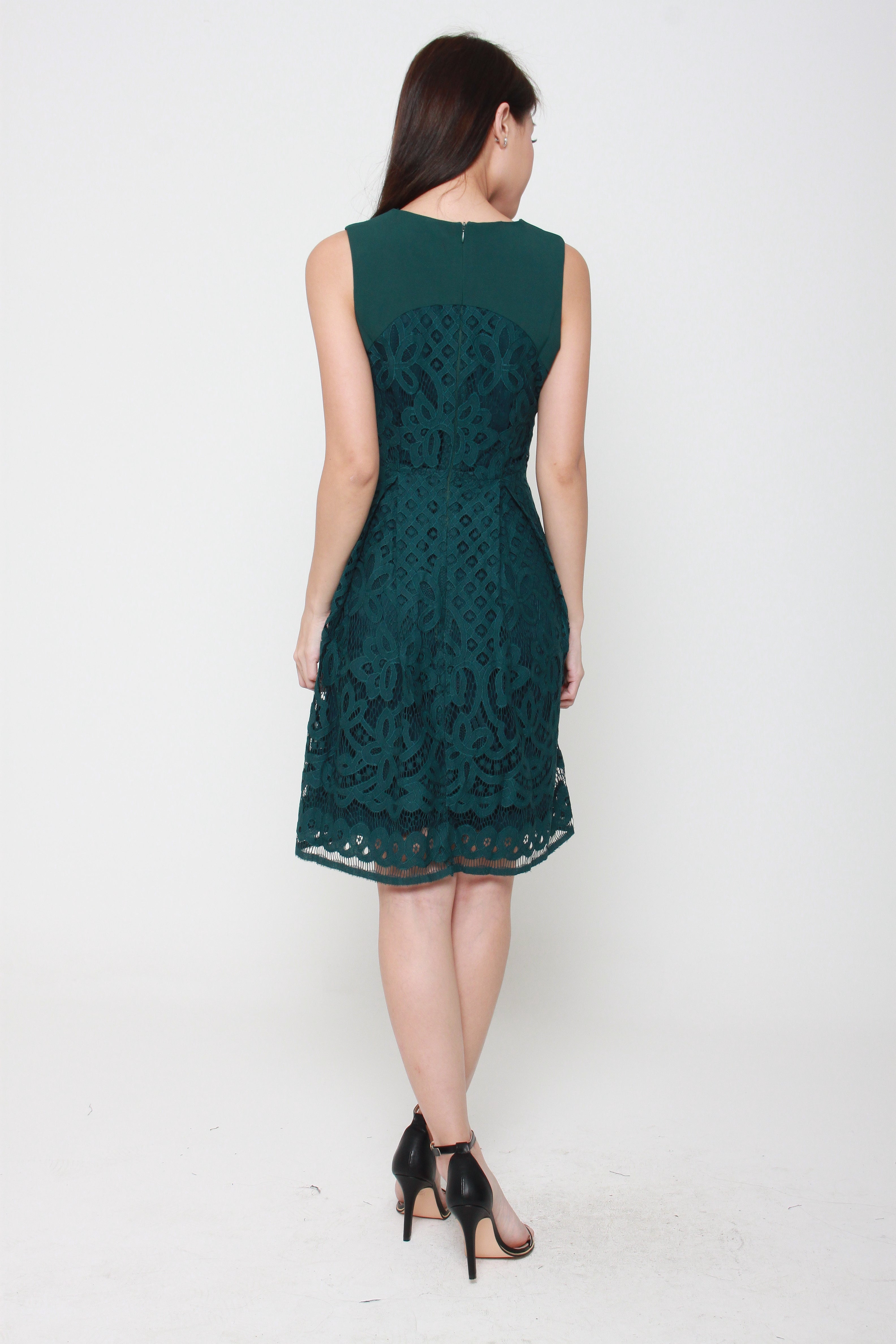 Lace Forest Green Dress Outlet Shop, UP ...