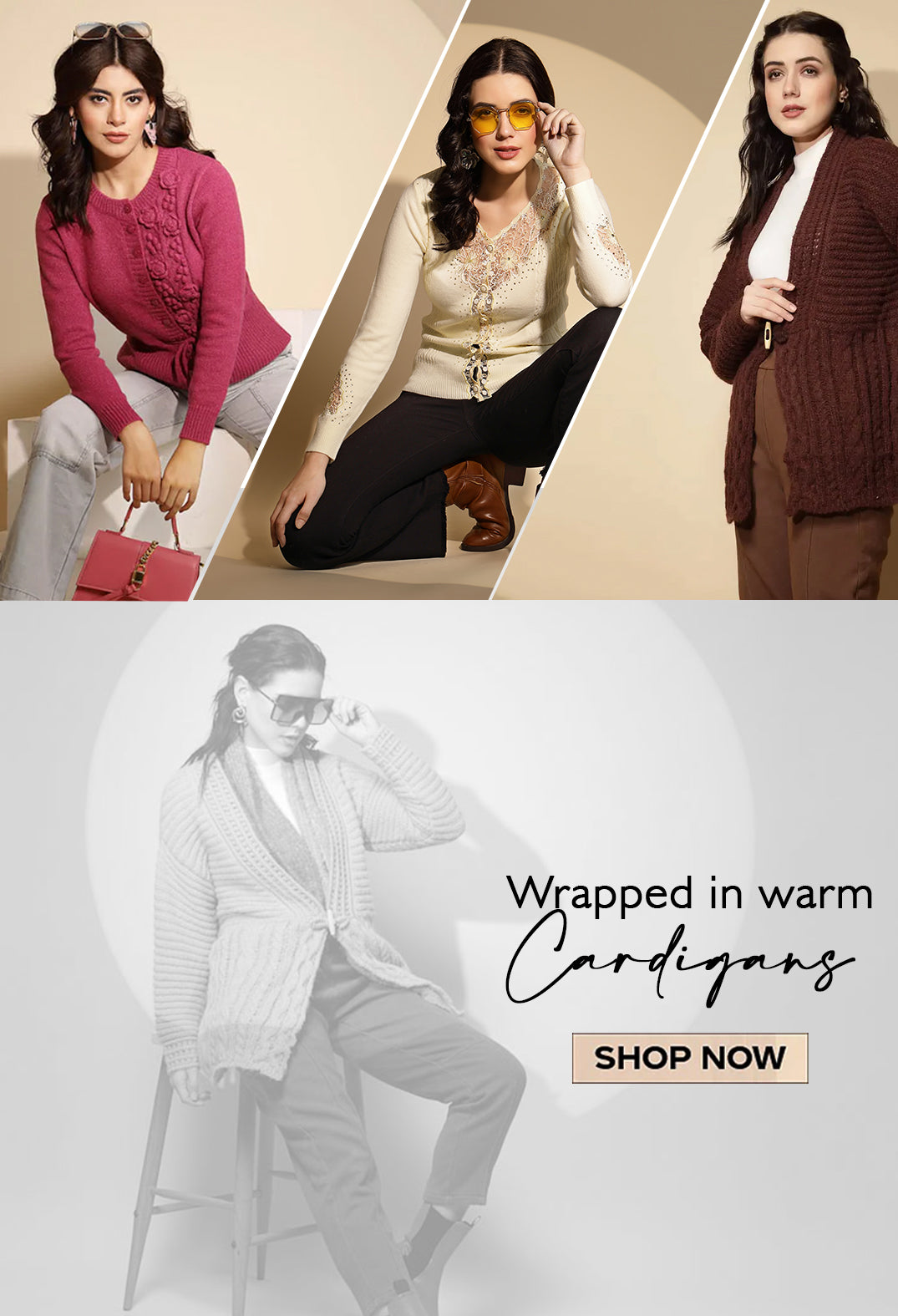 Women Cardigans - Buy ladies Cardigan Online in India