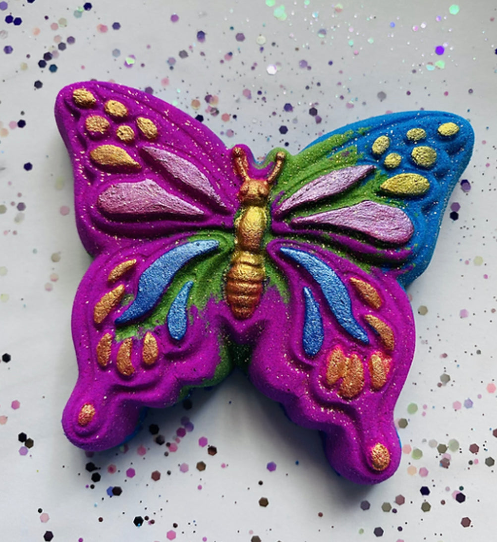 butterfly bath bomb