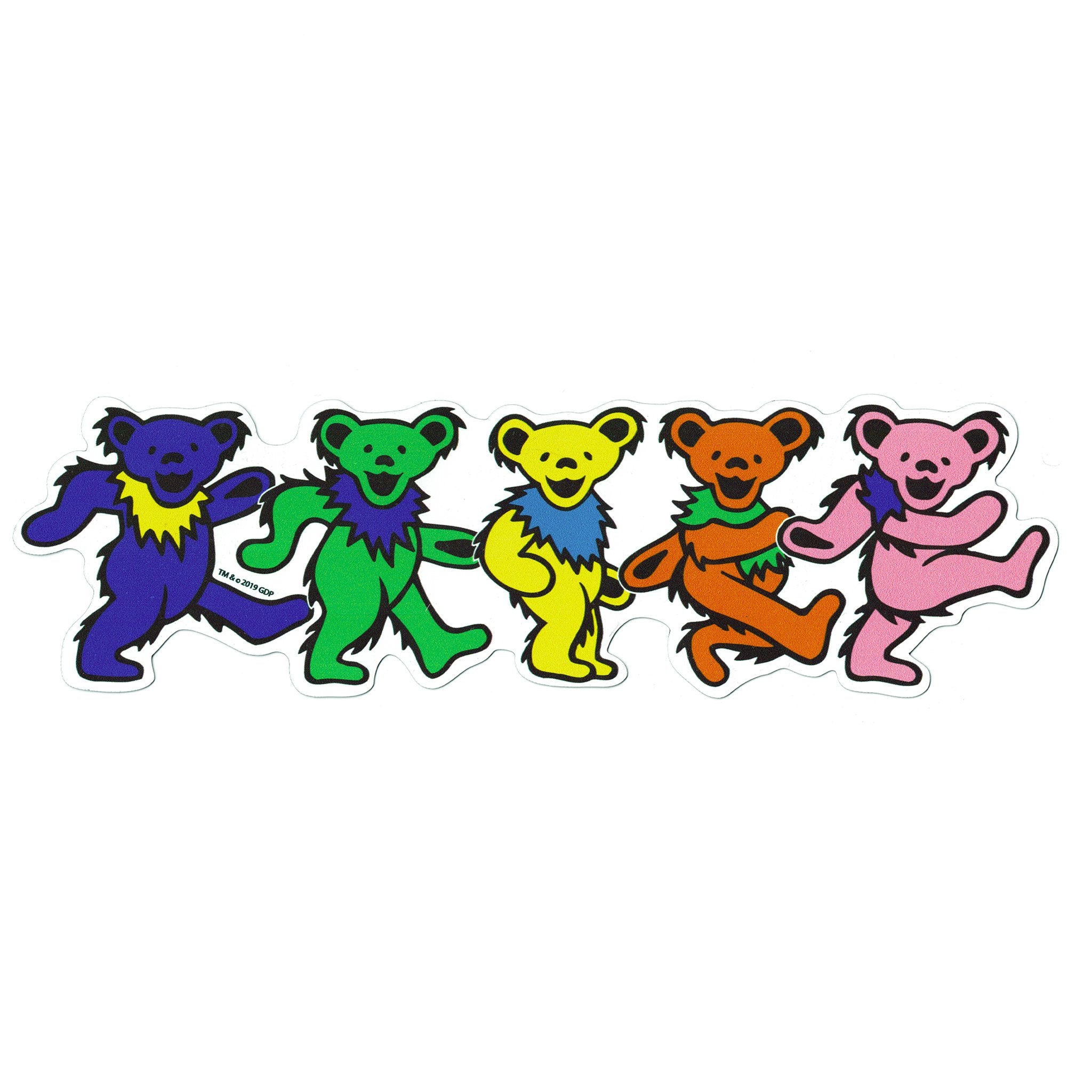 Grateful Dead Dancing Bears Magnet 