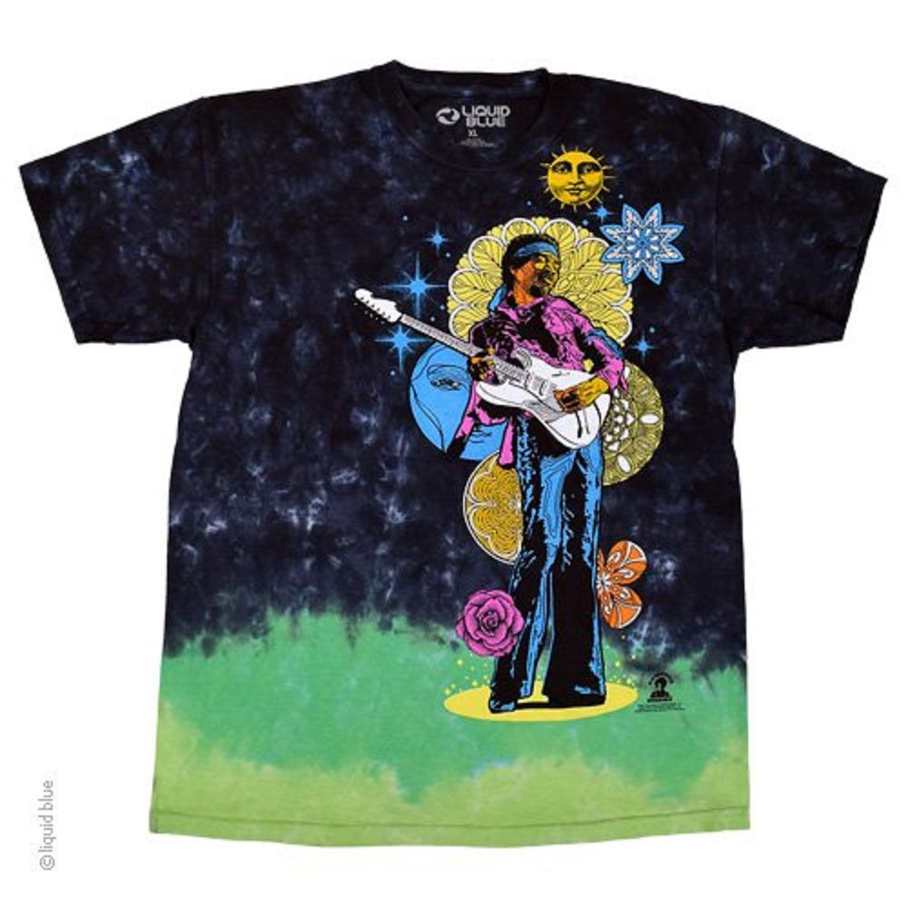 Glans Ongehoorzaamheid trainer Jimi Hendrix Shrooms Tie Dye T-Shirt – Sunshine Daydream