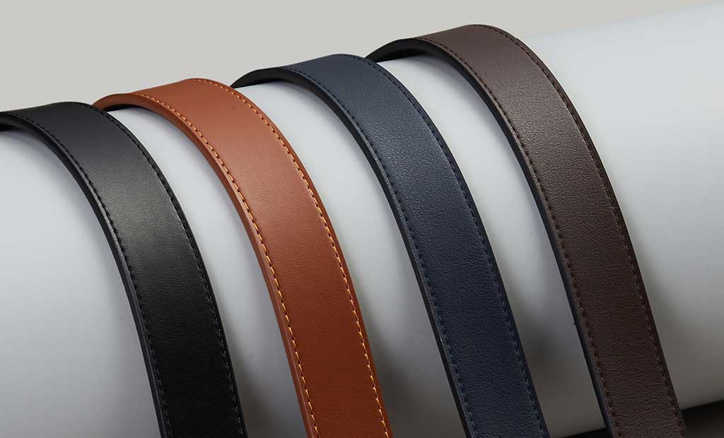 Leather belt straps for men