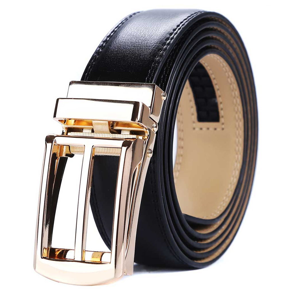 Racheting Belt for Men Click Buckle Slim Suit Belt 30mm | Tonywell