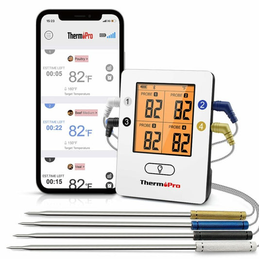 ThermoPro TP-20S Dual Probe Wireless Digital Cooking Thermometer – Zephyr's  Market