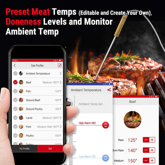 ThermoPro TP18S Digital Instant Read Kitchen Meat Thermometer with Min –  Zephyr's Market