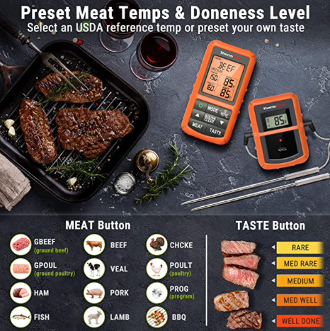 ThermoPro TP03 Digital Instant Read Meat Thermometer Ultra-Fast