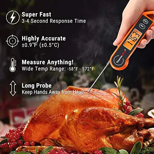 ThermoPro Digital Instant Read Meat Thermometer - Food Fanatic