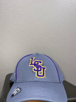 Top Of The World Grey LSU Hat One Size Fits All