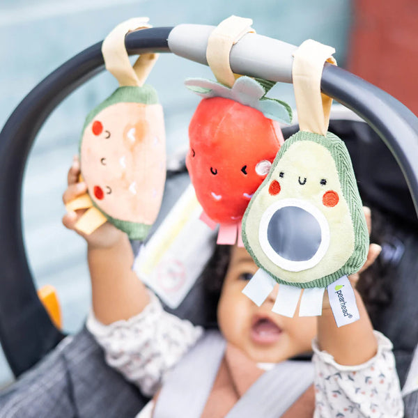 Pearhead Stroller Toy Set of 3 - Fruit