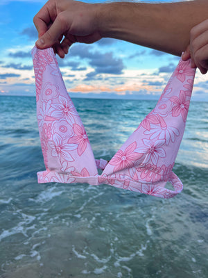 Pink Kiss Razz Bikini Top