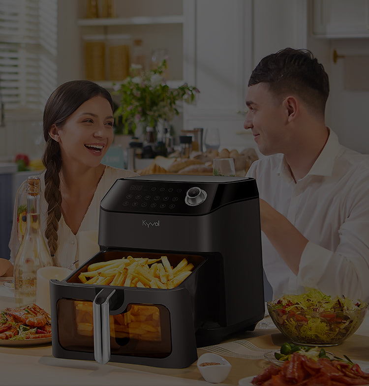 Kyvol Epichef AF600 Air Fryer , 6QT Large Capacity With Wifi Smart Control