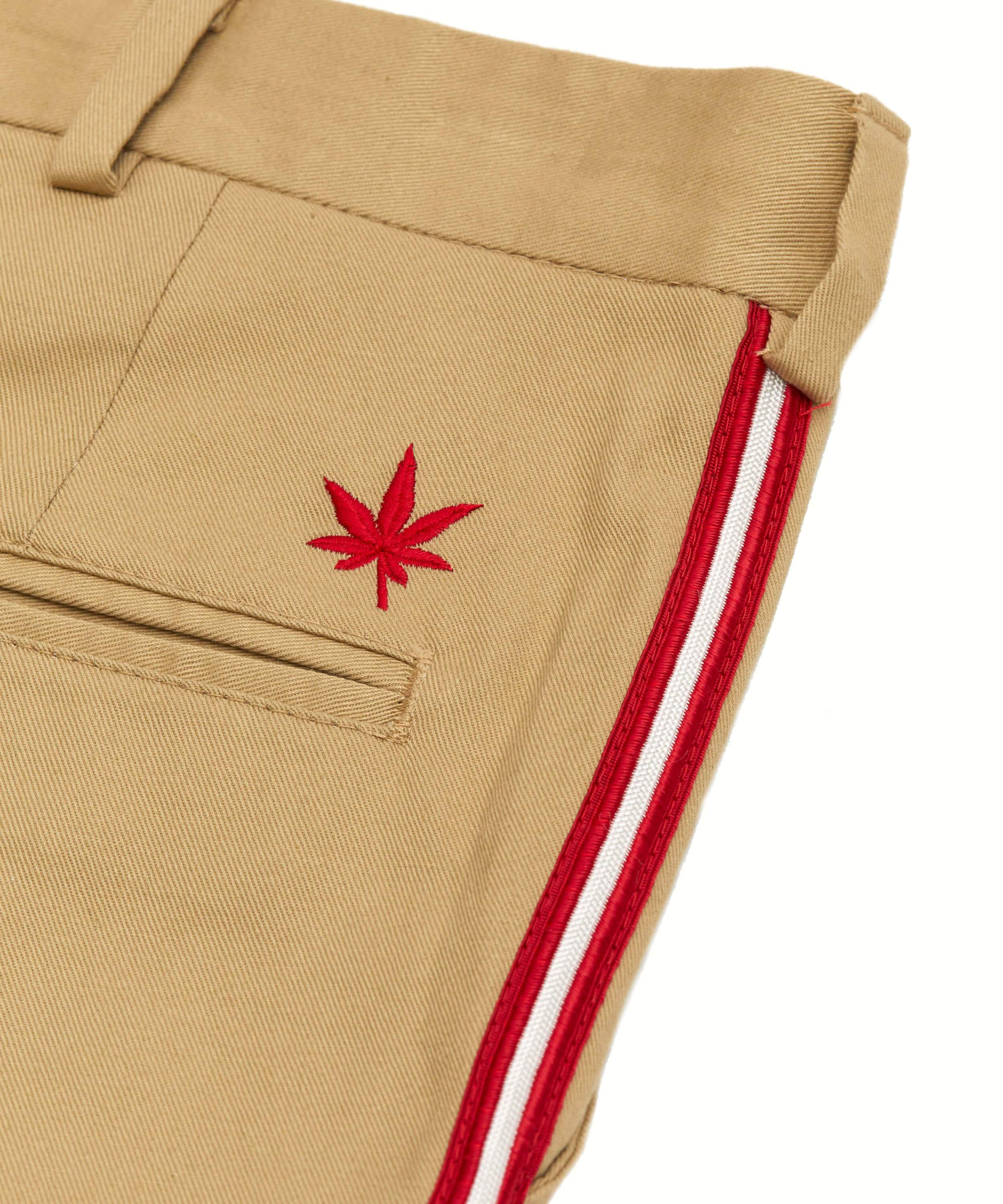 CHINO PANT WITH TAPING - Khaki