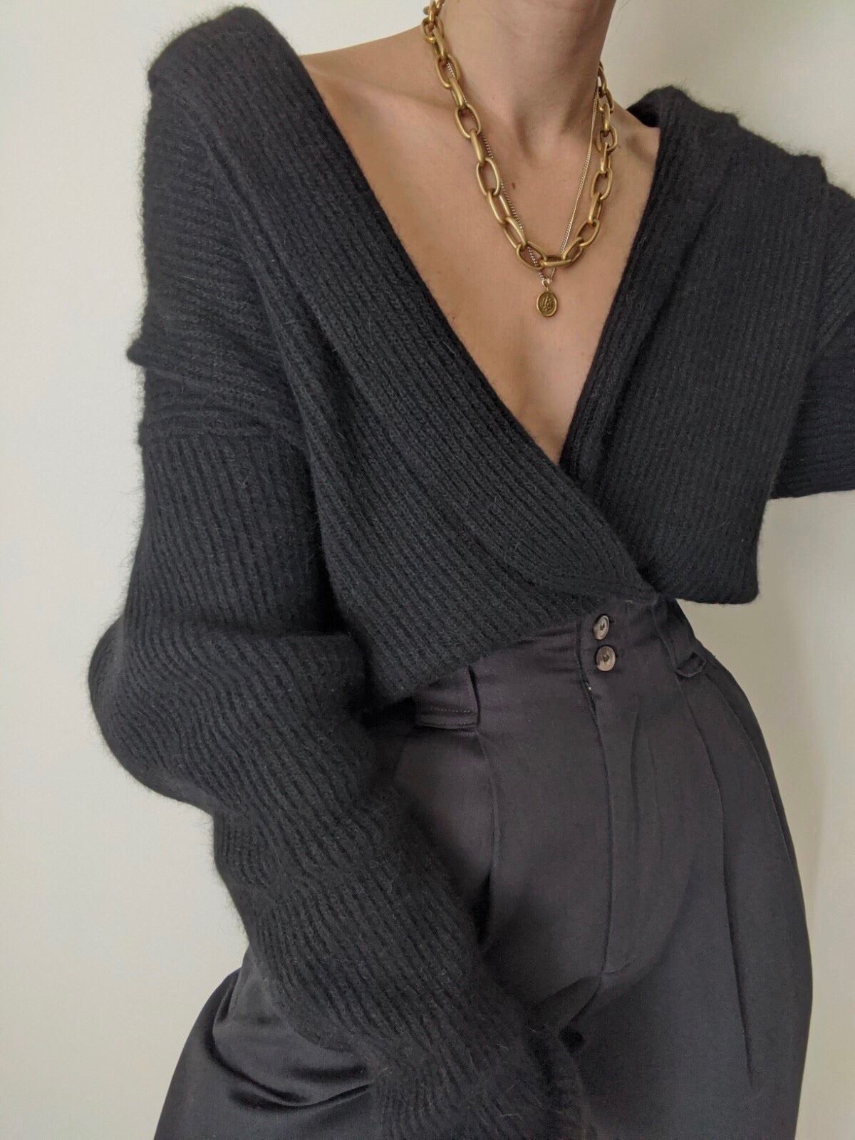 angora cardigan