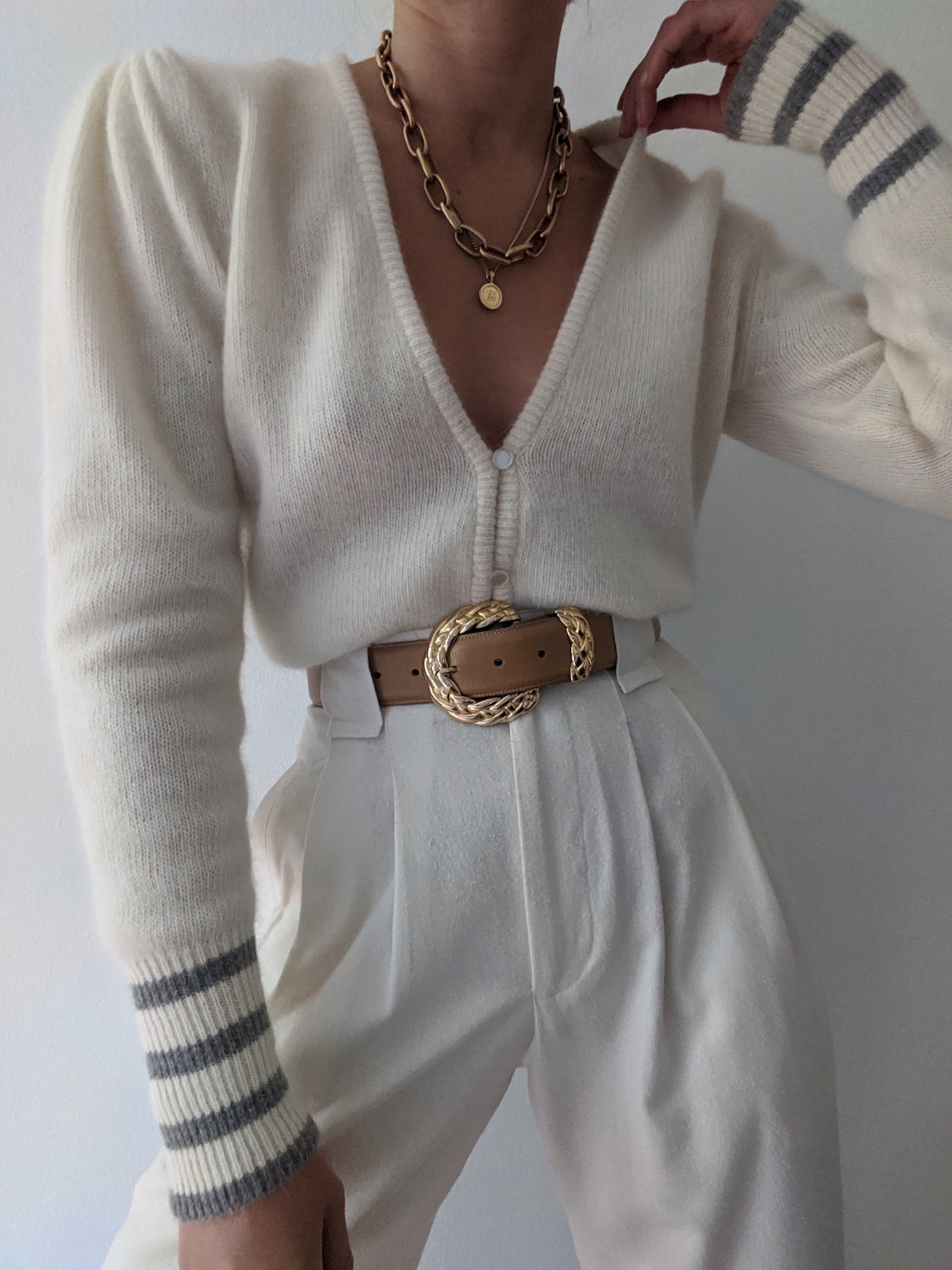 angora cardigan