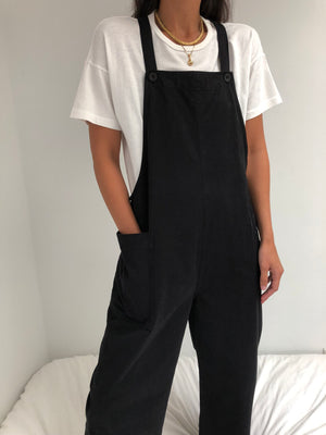 black jumper overalls