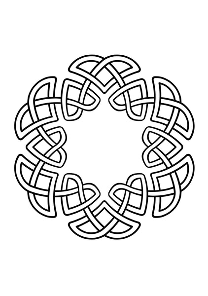 Download Large Print Celtic Knots - Coloring Book For Seniors ...