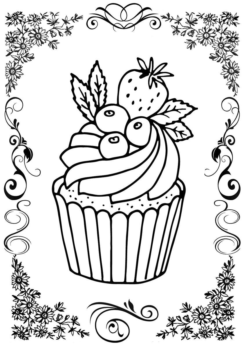 cupcakes-feast-large-print-pdf-coloring-book-for-seniors-or-visuall-rachel-mintz-coloring-books