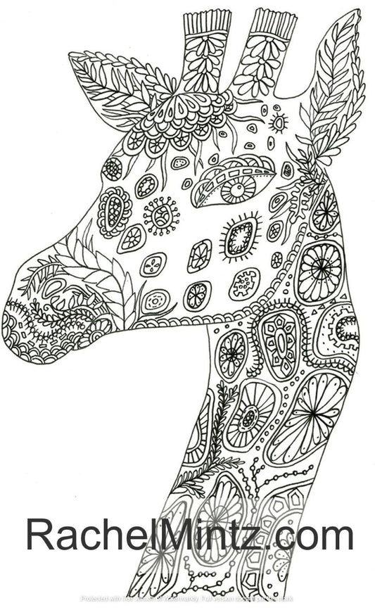 Wildlife Mandala - 30 Decorative Animals Patterns For Adults - Printab –  Rachel Mintz Coloring Books