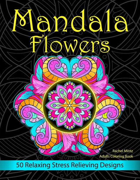 3D Mandala - PDF Coloring Book For Adults – Rachel Mintz Coloring