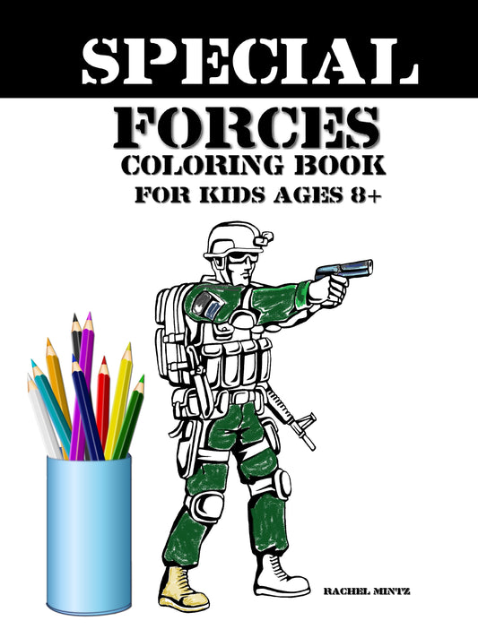 My Army - Coloring (PDF Book) Kindergarten Kids Ages 4-6 – Rachel Mintz Coloring  Books