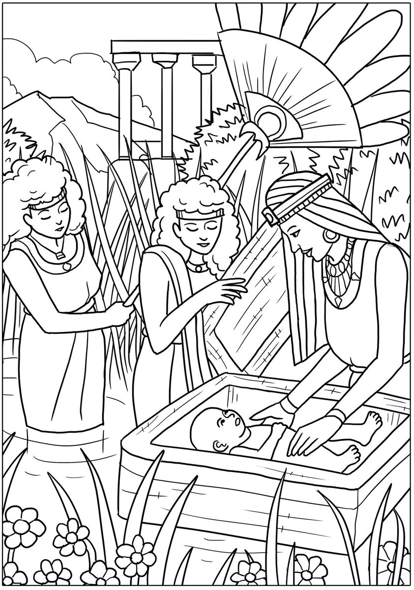 The Story of Passover Coloring (PDF Book) For Kids – Rachel Mintz