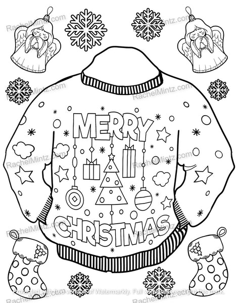 The Ugliest Christmas Sweaters - Fun Easy Seasonal Designs For Xmas (D ...