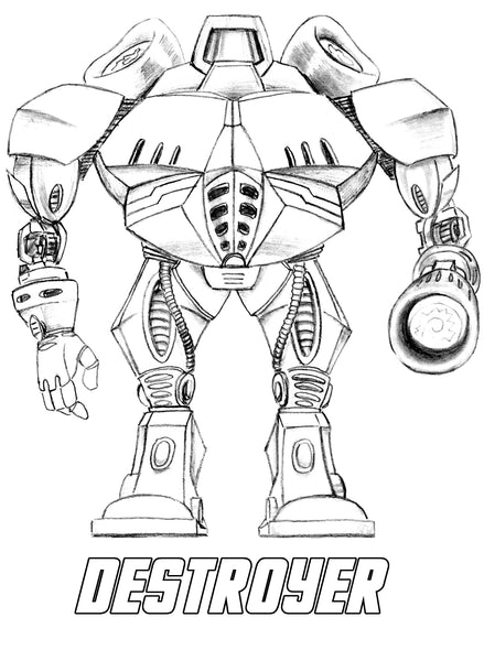 robots coloring pages