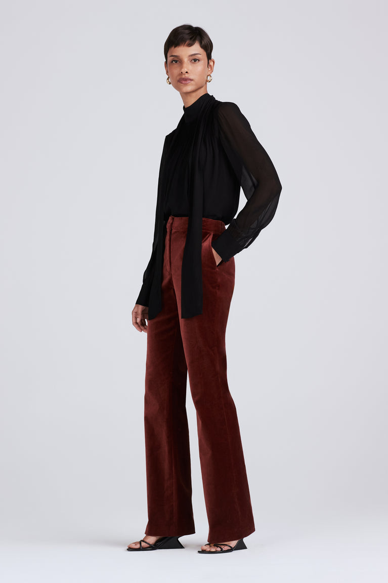 Valentine Neck Tie Blouse | Derek Lam 10 Crosby