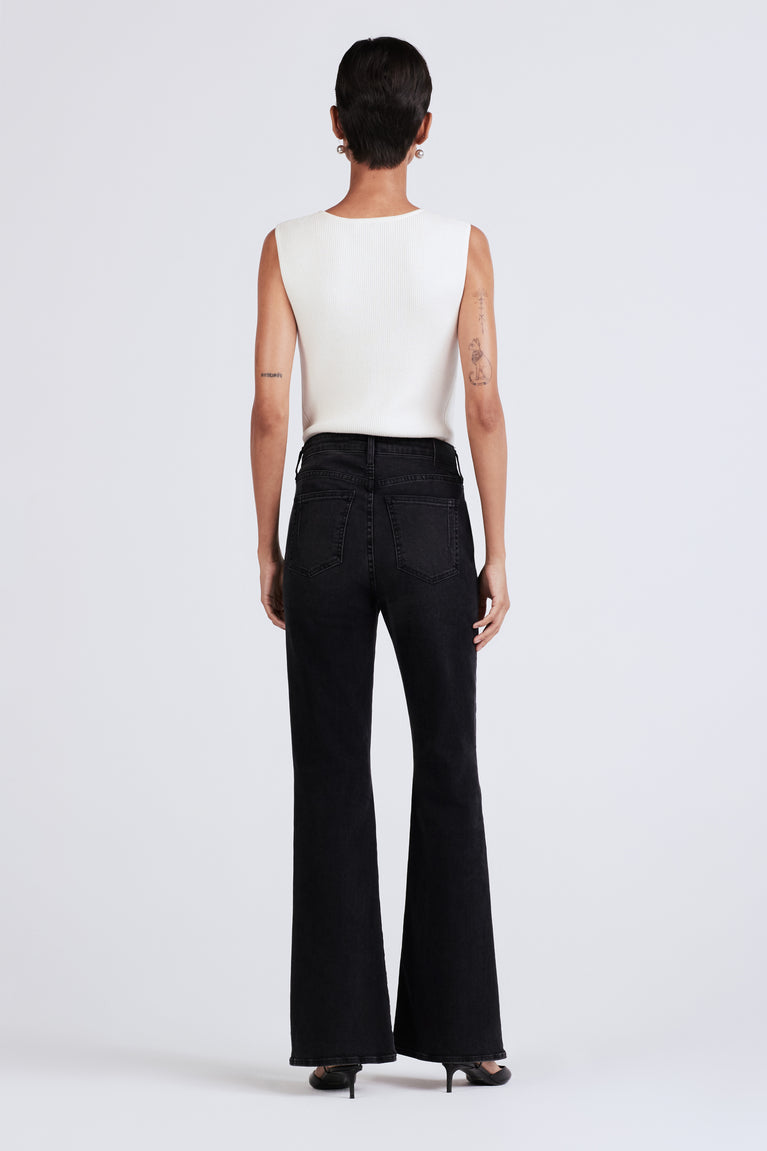 Crosby High Rise Crop Flare Jeans