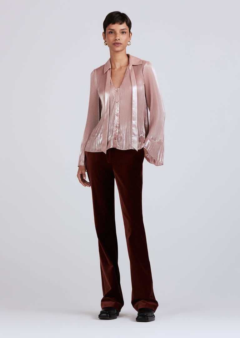 Valentine Neck Tie Blouse | Derek Lam 10 Crosby