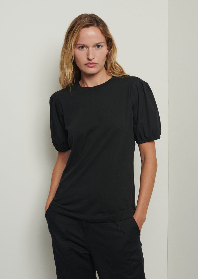 Marley Light Ruched Sleeve Button Down Shirt | Derek Lam 10 Crosby