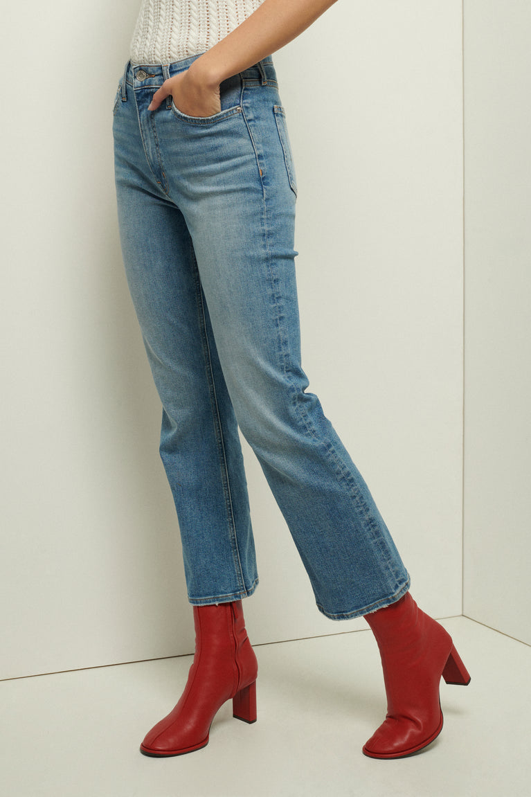 Frankie Ultra High Rise Straight Leg Jeans - Madison Vintage