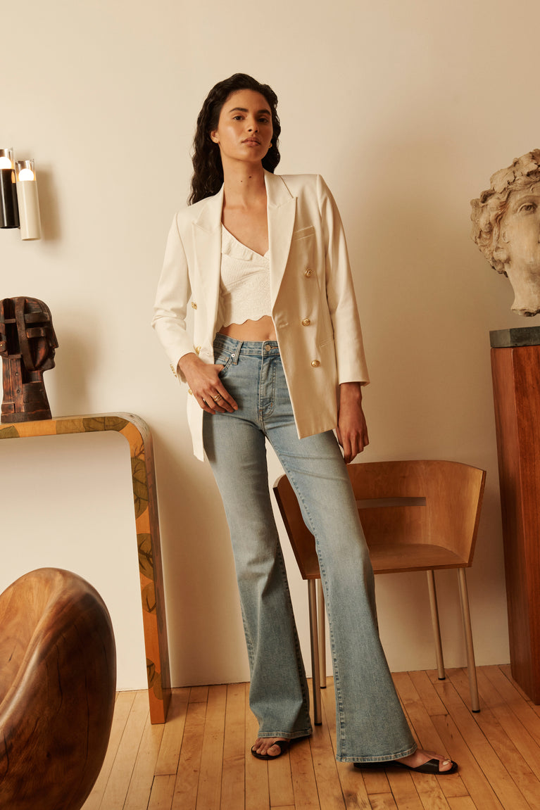 Frankie Ultra High Rise Straight Leg Jeans - Madison Vintage