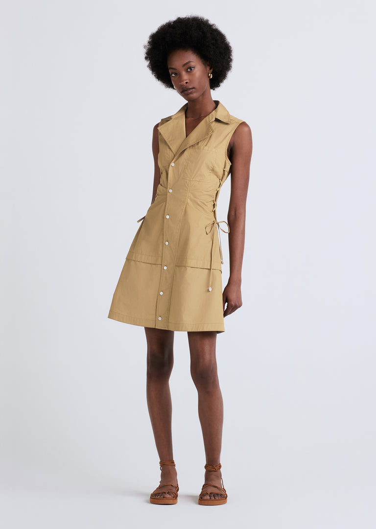 Serena Lace Up Shirt Dress | Derek Lam 10 Crosby