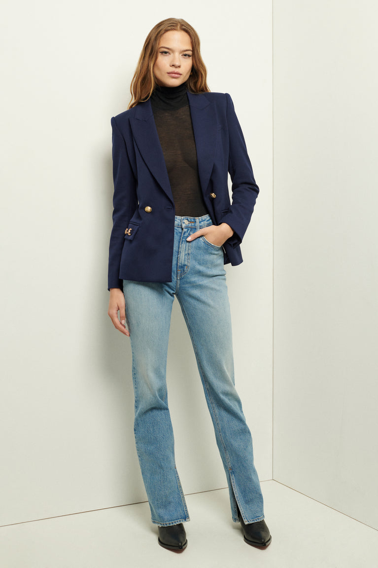 Crosby High Rise Crop Flare Jeans - Broome