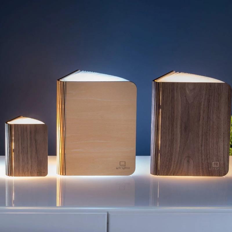 Gingko Smart Booklight - Natural Wood - Thirty Six Knots - thirtysixknots.com