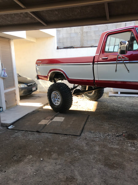 f-250 lowboy 1979 custom leaf springs 12"