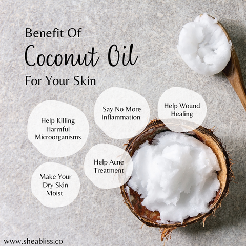 Sheabliss Natural Coconut oil benefits 