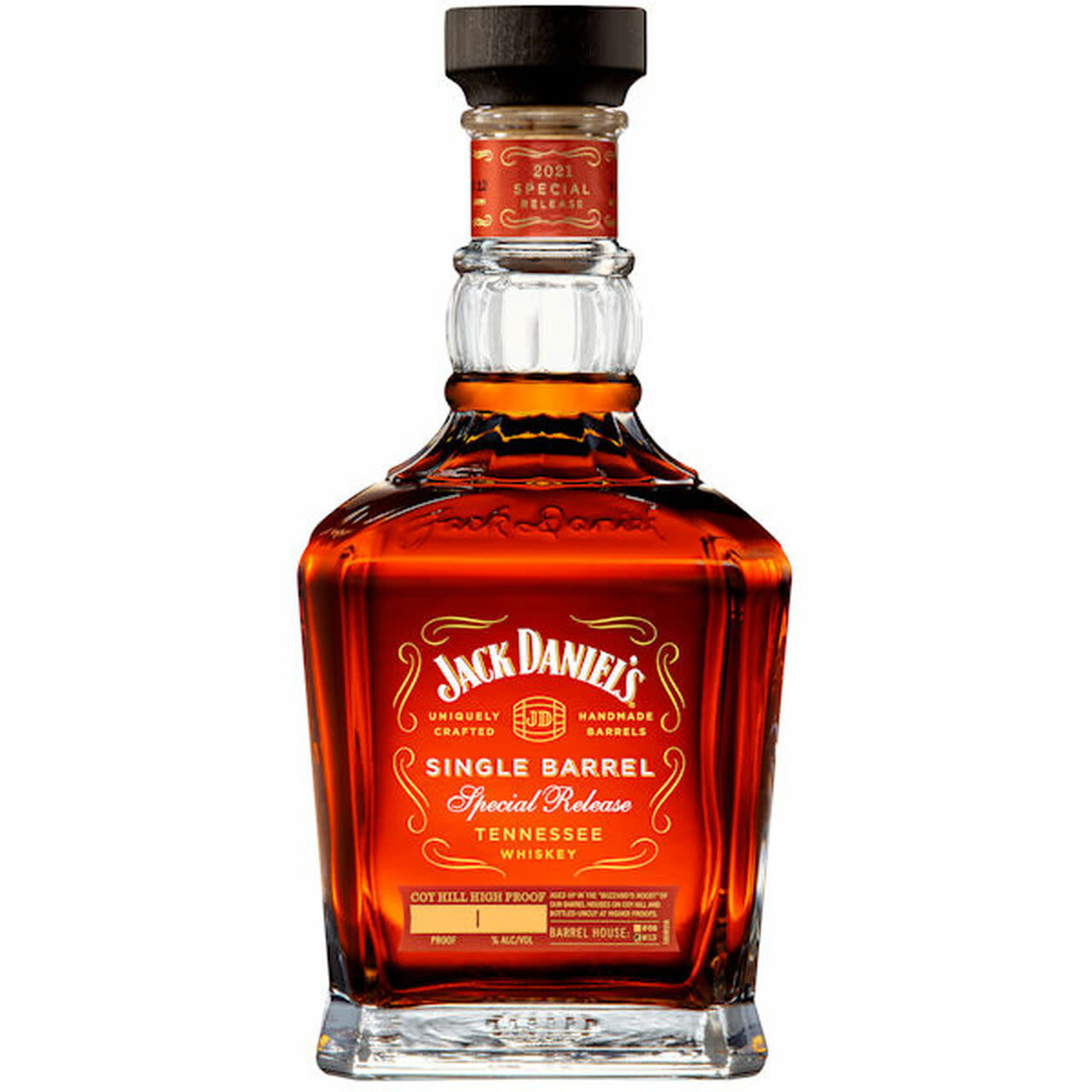 Jack Daniels Single Barrel Coy Hill Barrel Proof 141.1 Flask Fine Wine