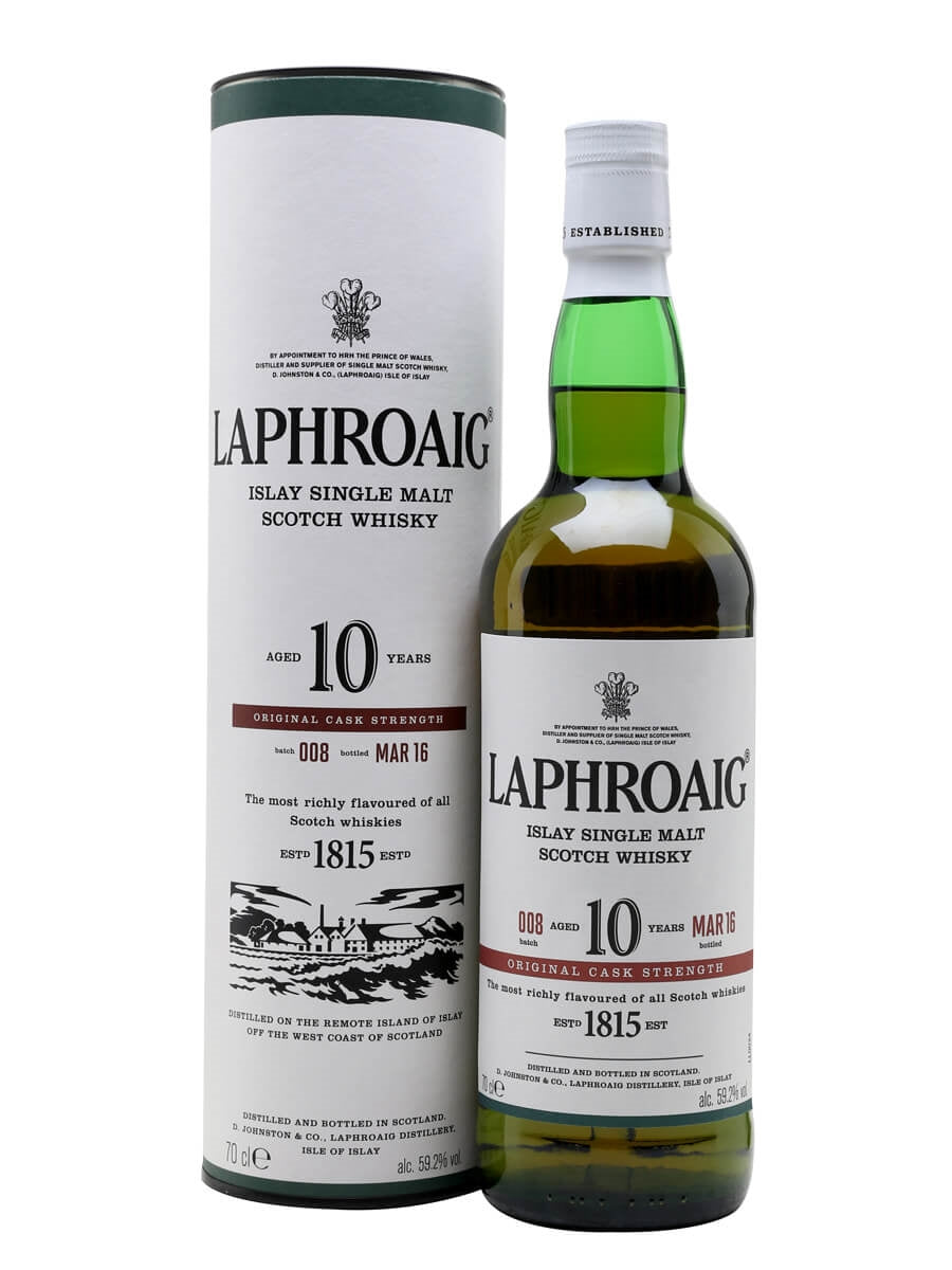 Laphroaig 10 Year Old, Cask Strength, 115.8 Proof, Batch 13