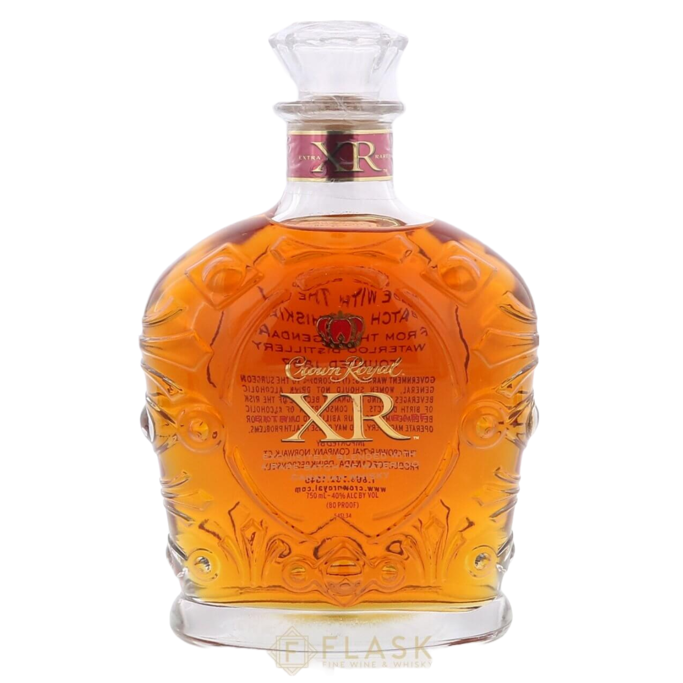 Crown Royal XR Extra Rare Whisky Red Waterloo w/Bag Only
