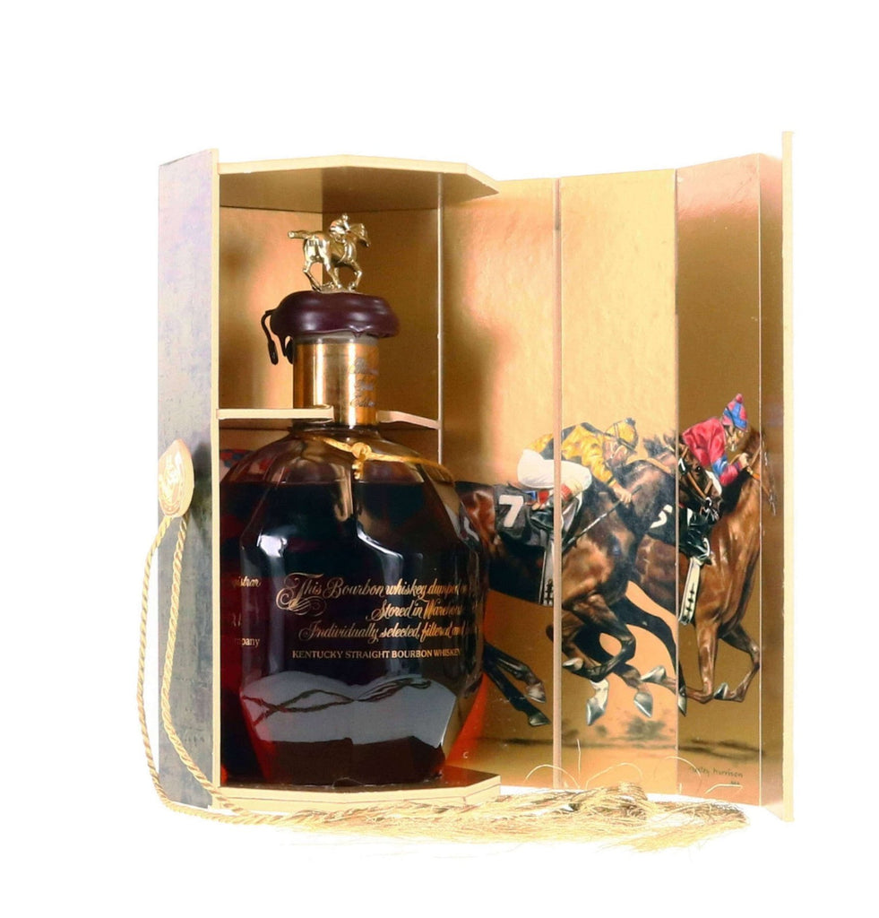 Blantons Gold Edition Kentucky Derby Box Bourbon Dumped 1996 Flask