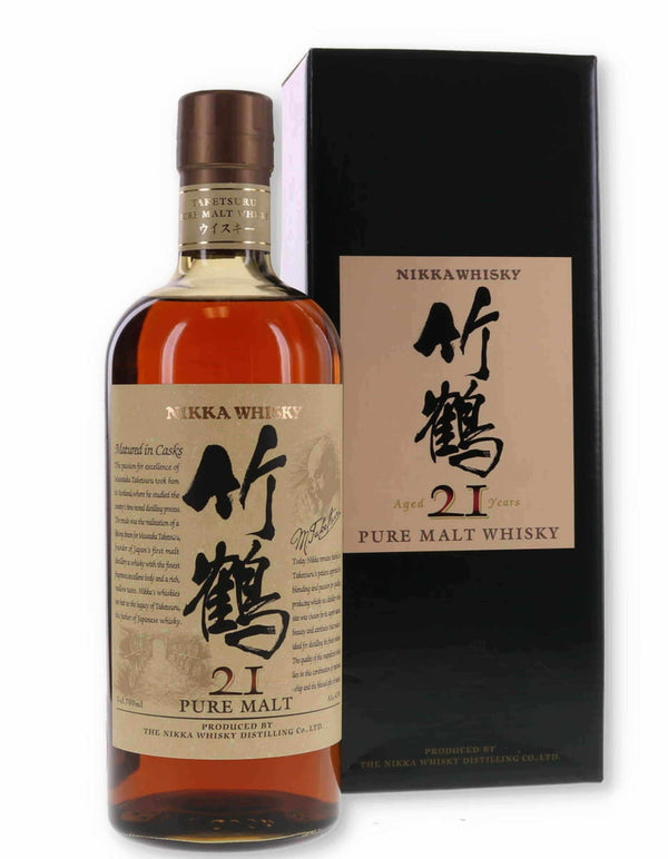 Nikka Taketsuru Pure Malt 21 Year Blended Malt Japanese Whisky – Paragon  Spirits