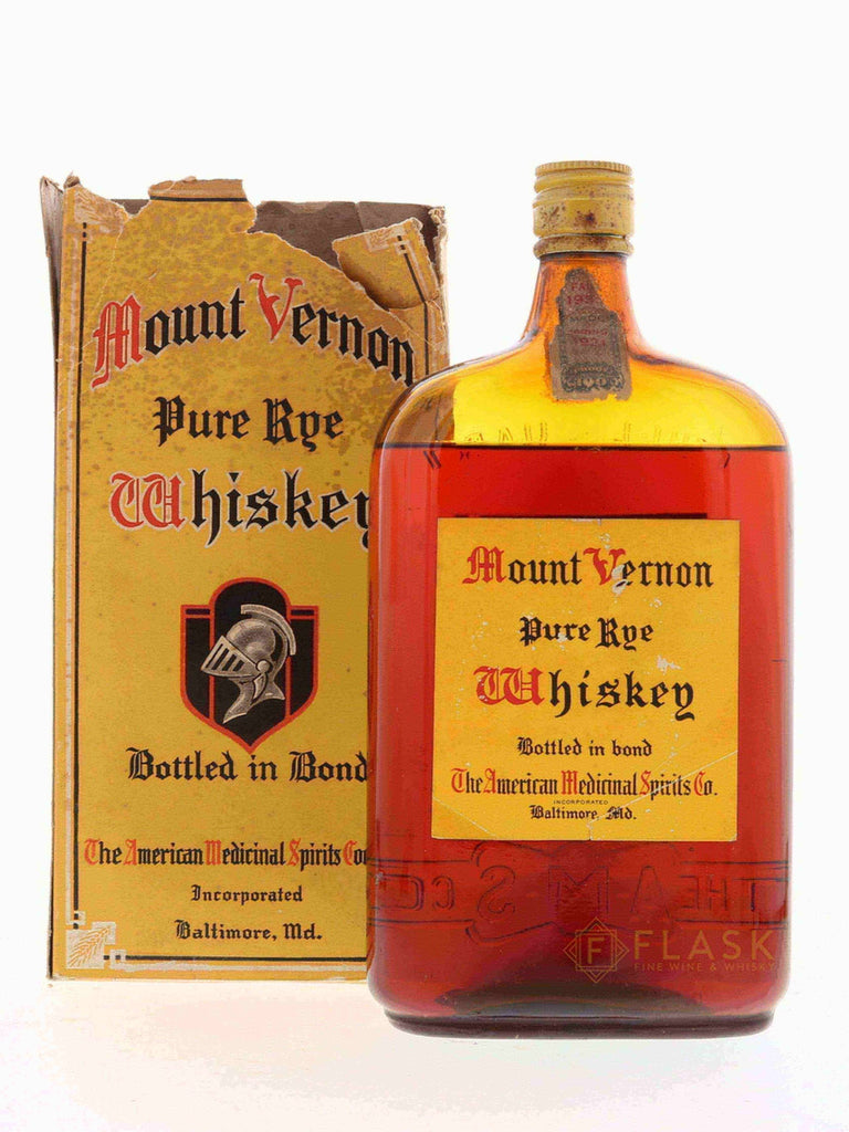 Buy Mount Vernon Prohibition Era Bottling 1921 AMS Co